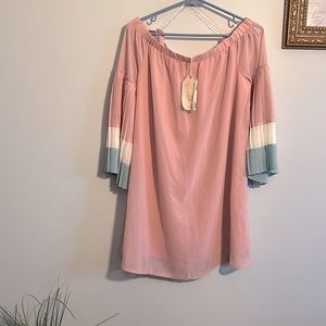 5/$15! Entro nwt pink loose dress top